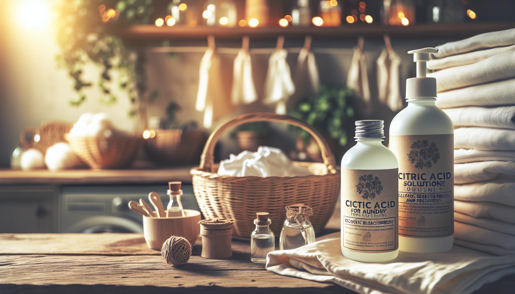 Roztok kyseliny citronové na prádlo: Ekologické bělení a svěžest Roztok kyseliny citronové na prádlo: Ekologické bělení a svěžest