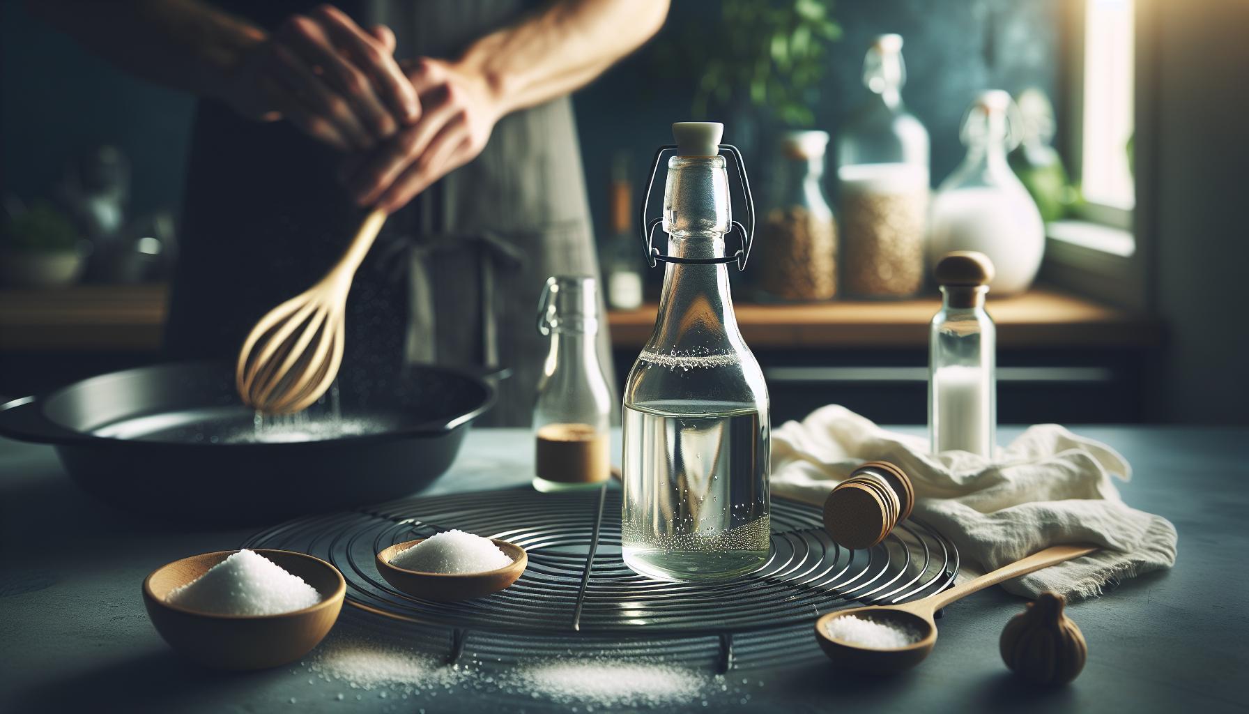 Ocet a sůl na troubu: Efektivní čištění bez chemie