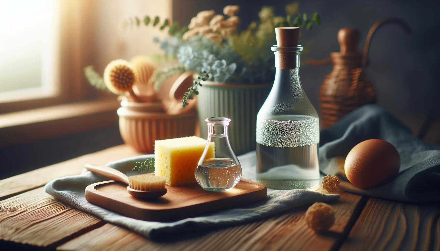 Houbička a ocet: Perfektní duo na odolné skvrny